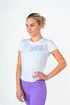 Dámske tričko Nebbia  FIT Activewear Functional T-shirt with Short Sleeves white