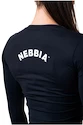 Dámske tričko Nebbia Hero Sporty Hero crop top long sleeve black