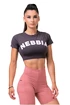 Dámske tričko Nebbia Hero Sporty Hero crop top marron