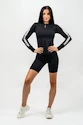 Dámske tričko Nebbia  Long Sleeve Zipper Top WINNER black