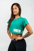 Dámske tričko Nebbia  Oversized Crop Top green