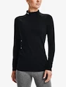 Dámske tričko Under Armour ColdGear Authentics Mockneck-BLK