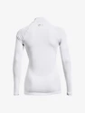 Dámske tričko Under Armour ColdGear Authentics Mockneck-WHT