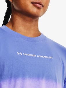 Dámske tričko Under Armour  DIP DYE CROP SS-BLU XL