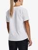 Dámske tričko Under Armour  Esential Cttn Stretch Tee-WHT