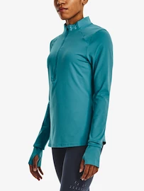 Dámske tričko Under Armour Qualifier Run 2.0 1/2 Zip-BLU