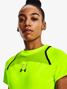 Dámske tričko Under Armour  Run Anywhere Crop SS-GRN