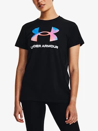 Dámske tričko Under Armour SPORTSTYLE LOGO SS-BLK