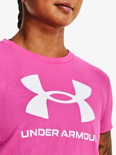 Dámske tričko Under Armour  SPORTSTYLE LOGO SS-PNK XS