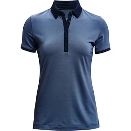 Dámske tričko Under Armour Zinger SS Novelty Polo Mineral Blue