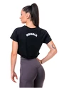 Dámsky top Nebbia  Fit & Sporty crop top black