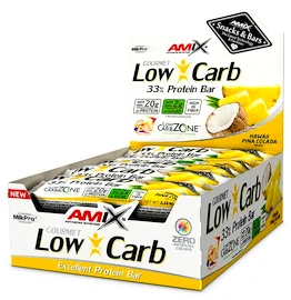 EXP Amix Nutrition Low-Carb 33% Protein Bar 60 g ananás - kokos