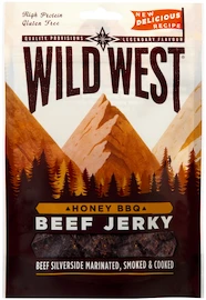 EXP Wild West Hovězí Jerky 300 g med - barbecue