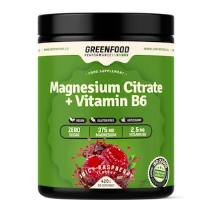 GreenFood  Performance Magnesium Citrate + Vitamin B6 420 g