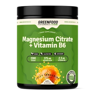 GreenFood  Performance Magnesium Citrate + Vitamin B6 420 g