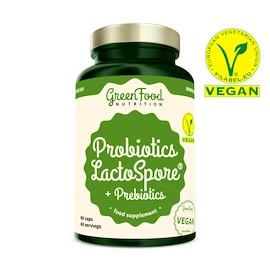 GreenFood Probiotics LactoSpore + Prebiotics 60 caps