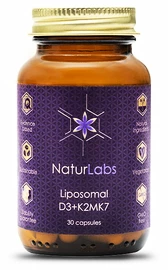 NaturLabs Liposomální vitamín D3 + K2 30 kapslí