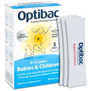 Optibac  Babies & Children (Probiotika pro miminka a děti) 10 × 1,5 g