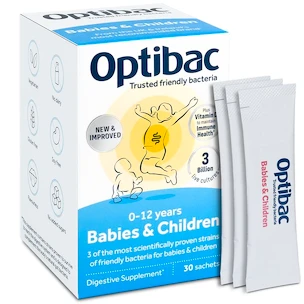 Optibac  Babies & Children (Probiotika pro miminka a děti) 30 × 1,5 g