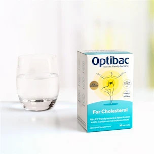 Optibac  For Cholesterol (Probiotika při cholesterolu) 30 × 4,5 g