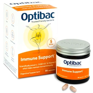 Optibac  Immune Support (Probiotika pro obranný štít) 30 kapslí