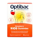 Optibac  Kids Gummies (Želé s probiotiky pro děti) 30 želé bonbónů jahoda - jablko