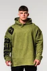 Pánska mikina Nebbia  Washed-off Oversized Pullover Hoodie NO BS Green