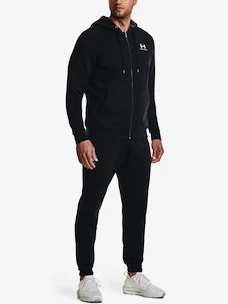 Pánska mikina Under Armour  Essential Fleece FZ Hood-BLK