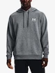 Pánska mikina Under Armour  Essential Fleece Hoodie-GRY