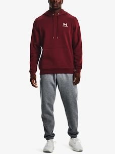 Pánska mikina Under Armour  Essential Fleece Hoodie-RED