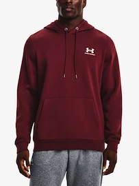 Pánska mikina Under Armour Essential Fleece Hoodie-RED