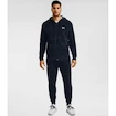 Pánska mikina Under Armour  Rival Cotton FZ Hoodie dark blue