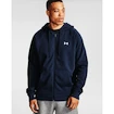 Pánska mikina Under Armour  Rival Cotton FZ Hoodie dark blue