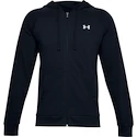 Pánska mikina Under Armour  Rival Cotton FZ Hoodie dark blue