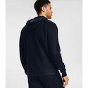 Pánska mikina Under Armour  Rival Cotton FZ Hoodie dark blue