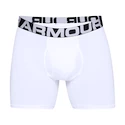 Pánske boxerky Under Armour  Charged Cotton 6in 3 Pack-WHT S