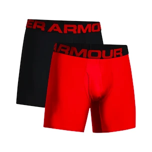 Pánske boxerky Under Armour  Tech 6in 2 Pack-RED