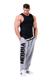 Pánske nohavice Nebbia Beast Mode On iconic sweatpants 186 grey