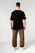 Pánske nohavice Nebbia  Washed-off Gym Sweatpants Baggy Style GYM BRO Ligth Brown