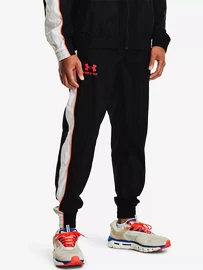 Pánske nohavice Under Armour WOVEN TRACK PANT Black