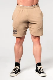 Pánske šortky Nebbia Gym Sweatshorts GYM BRO Light Brown