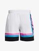 Pánske šortky Under Armour  Baseline Woven Short II-WHT