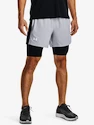 Pánske šortky Under Armour  LAUNCH 5'' 2-IN-1 SHORT-GRY XXL