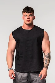 Pánske tielko Nebbia Washed-off Tank Top BEASTIN' Black