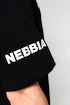 Pánske tričko Nebbia  Heavyweight Cotton Oversized T-shirt GRIND Black