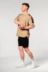 Pánske tričko Nebbia  Oversized T-shirt LIFTING CLUB Light Brown