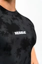 Pánske tričko Nebbia Performance+ Camouflage Compression T-shirt MAXIMUM black