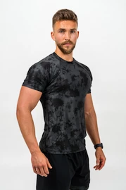 Pánske tričko Nebbia Performance+ Camouflage Kompression T-Shirt FUNCTION black