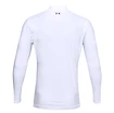 Pánske tričko Under Armour  ColdGear Armour Comp Mock White