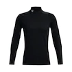 Pánske tričko Under Armour ColdGear Fitted Mock Black 3XL